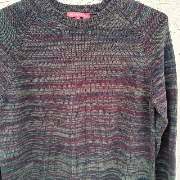 SAKS FIFTH AVENUE COLLECTION MEN'S SWEATER CREWNECK LONG SLEEVE - Picture 2 of 8